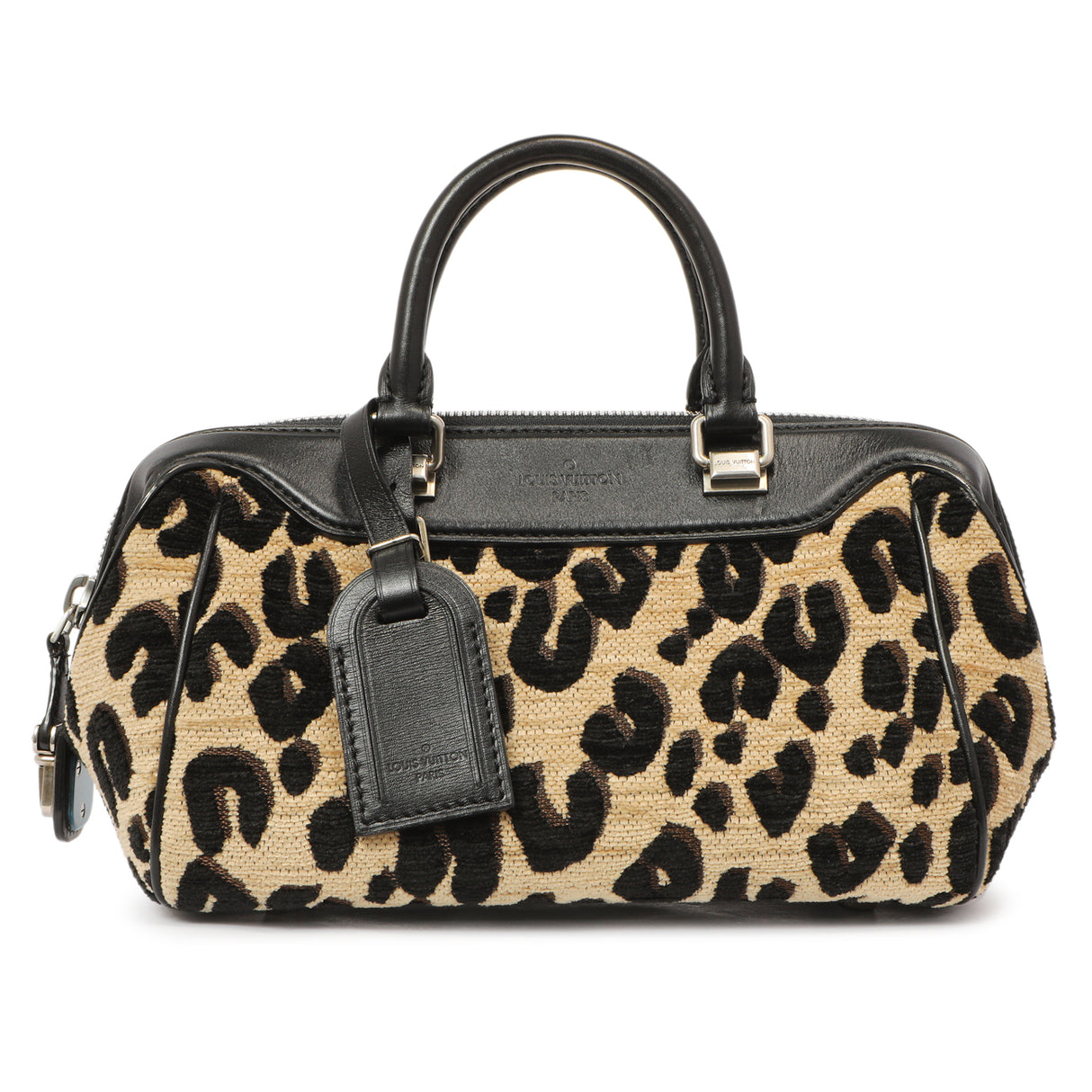 Louis Vuitton Jacquard Velvet Leopard Print Stephen Sprouse Baby Bag Handbags Louis Vuitton