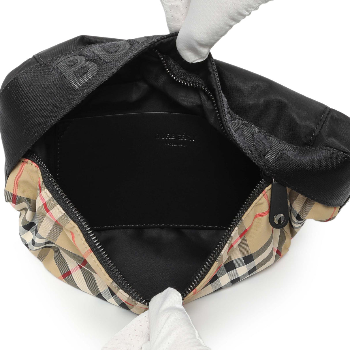 Burberry Nylon Vintage Check Sonny Bum Bag Handbags Burberry