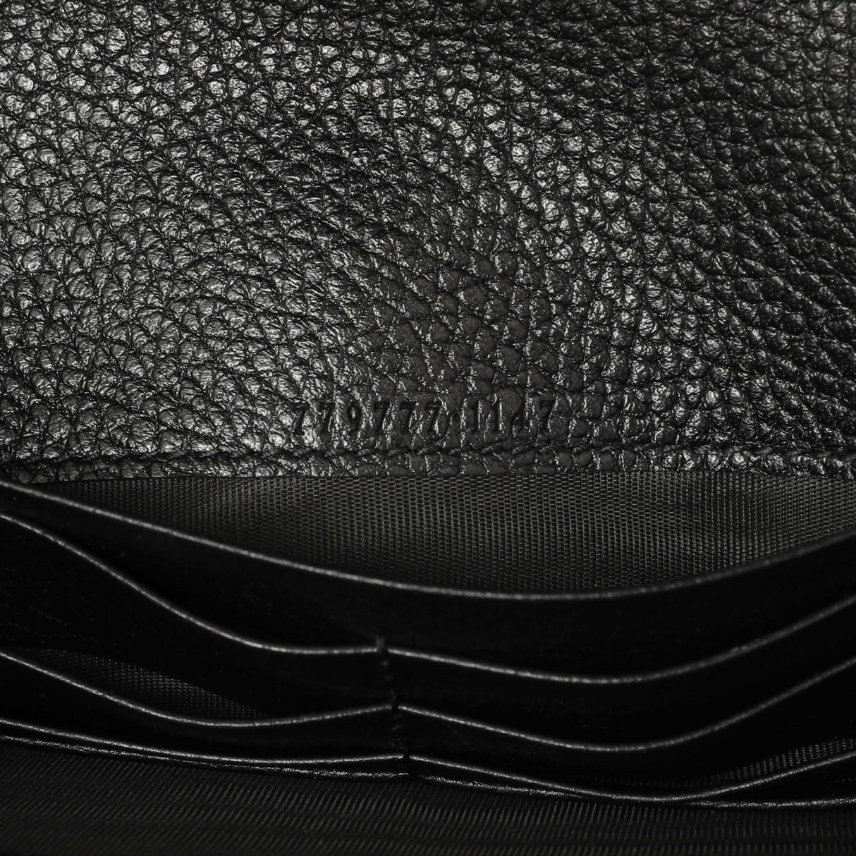 Gucci Black Calfskin GG Marmont Chain Wallet Handbags Gucci