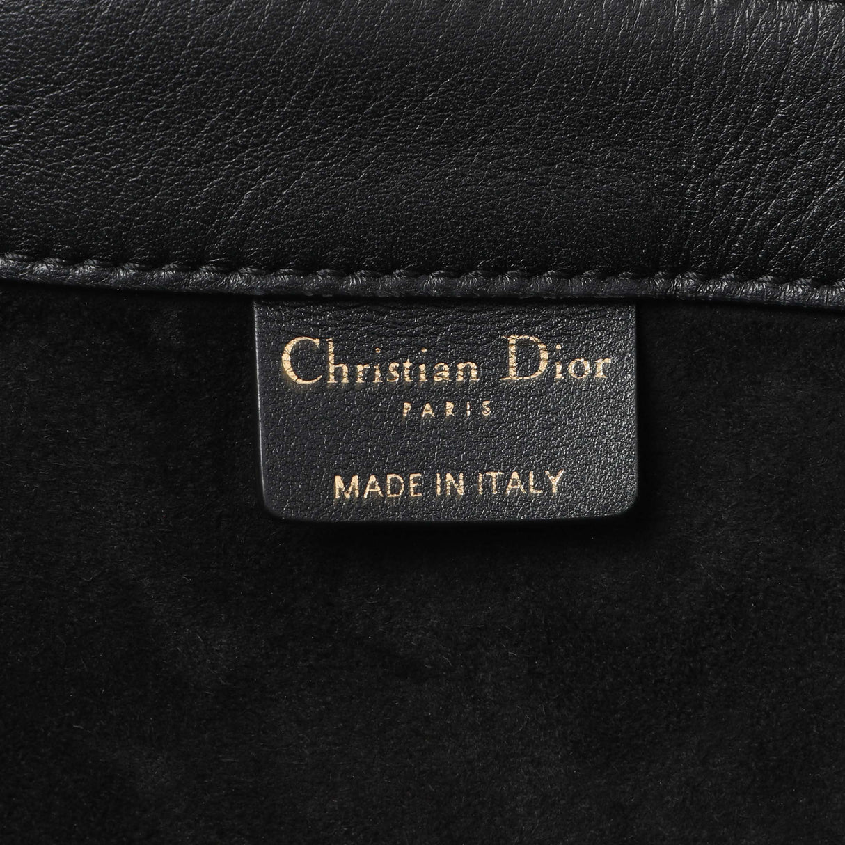 Christian Dior Black Calfskin Embossed Medium Book Tote Handbags Christian Dior