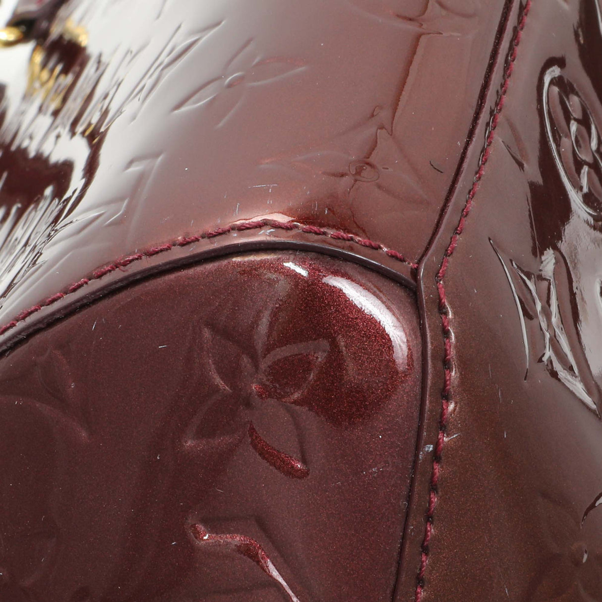 Louis Vuitton Rouge Fauviste Monogram Vernis Sherwood PM