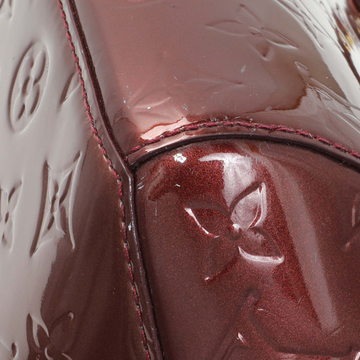 Louis Vuitton Rouge Fauviste Monogram Vernis Sherwood PM