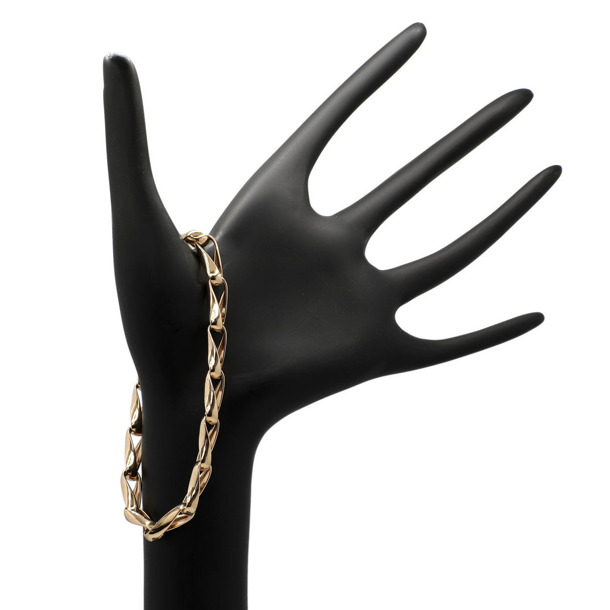 10K Yellow Gold Link Bracelet Modaselle