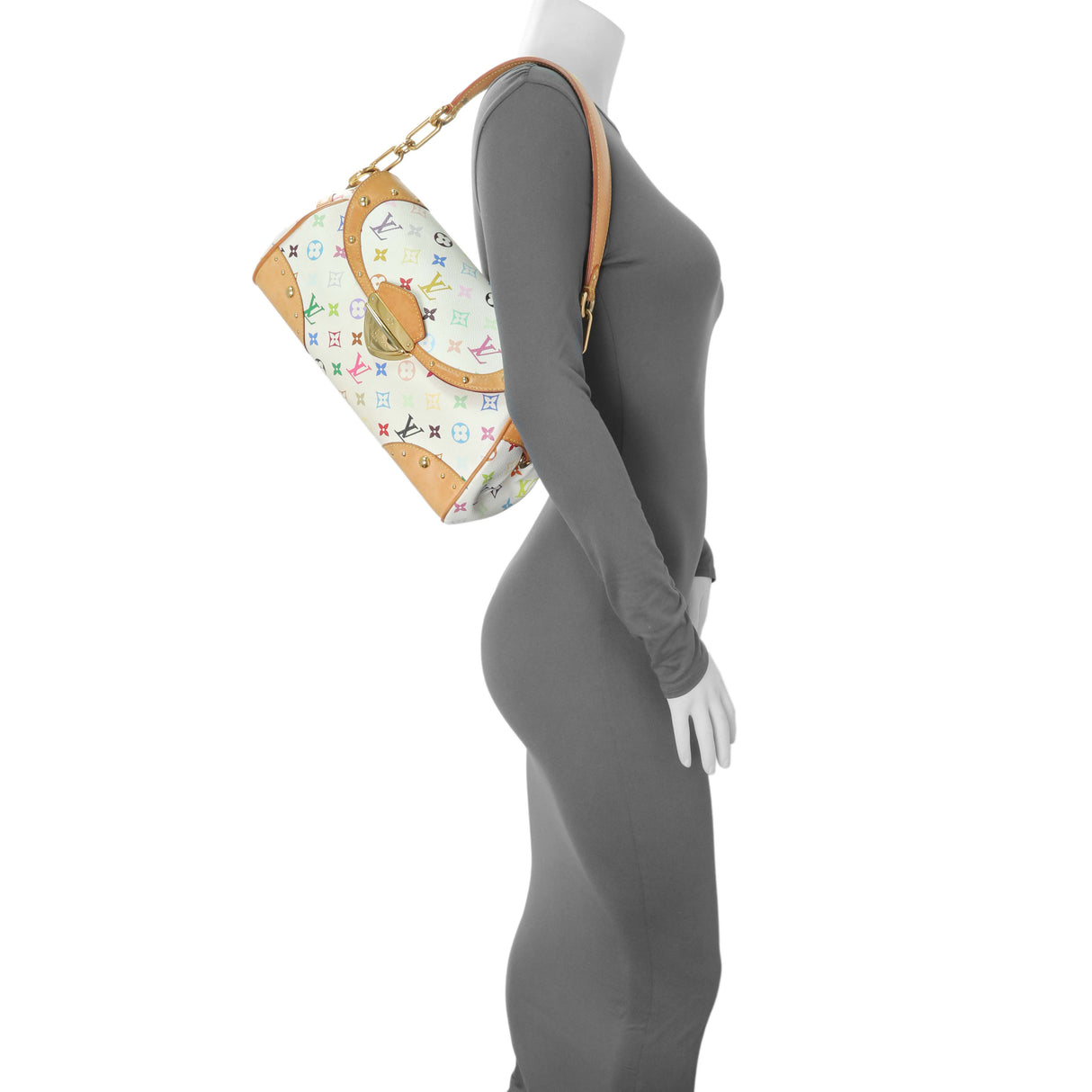 Louis Vuitton Monogram Multicolor Beverly MM Handbags Louis Vuitton