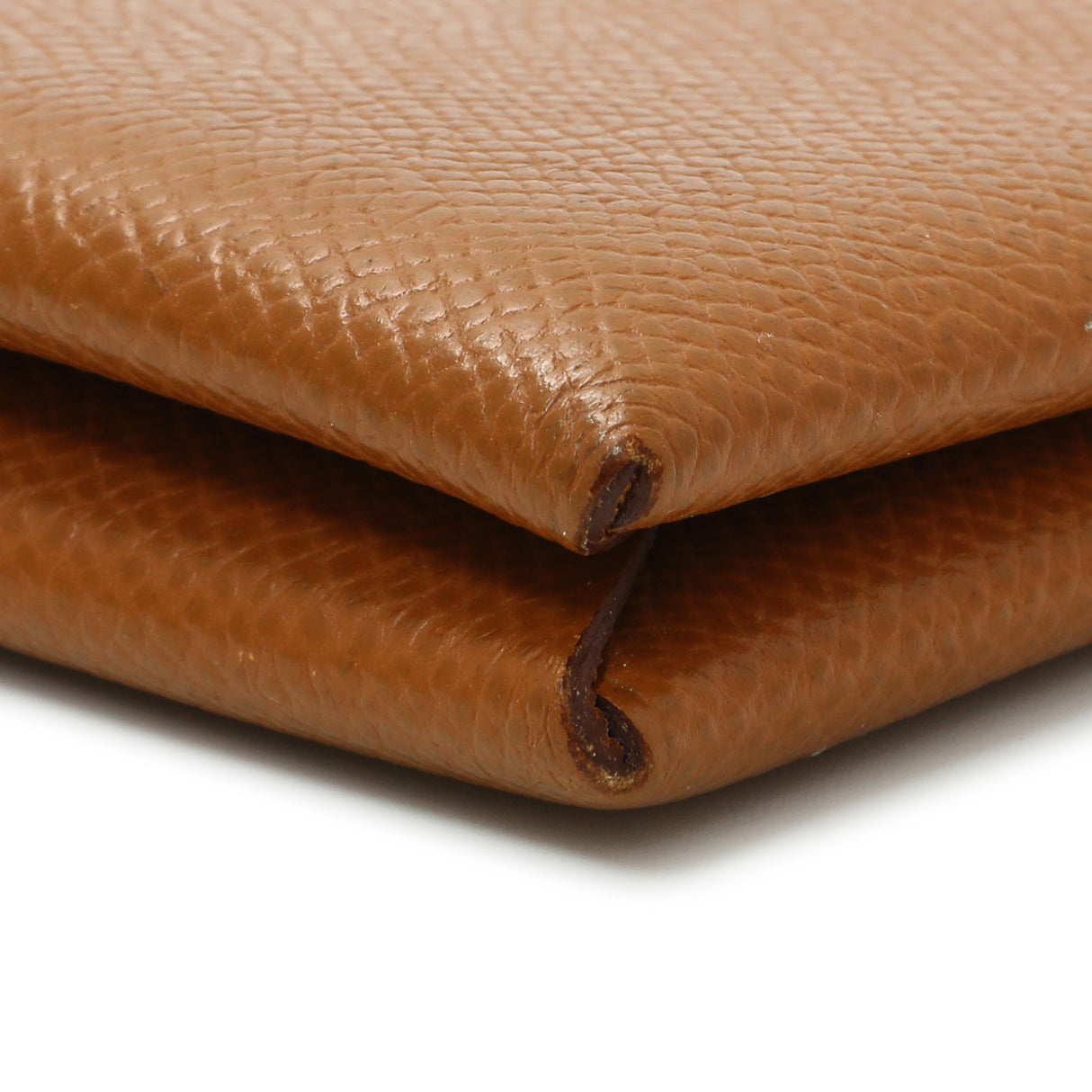 Hermes Gold Epsom Calvi Card Case Accessories Hermes