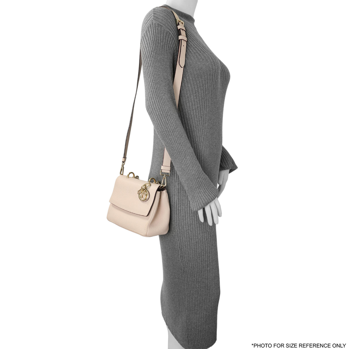 Christian Dior Light Pink Bullcalf Mini Be Dior Flap Handbags Christian Dior