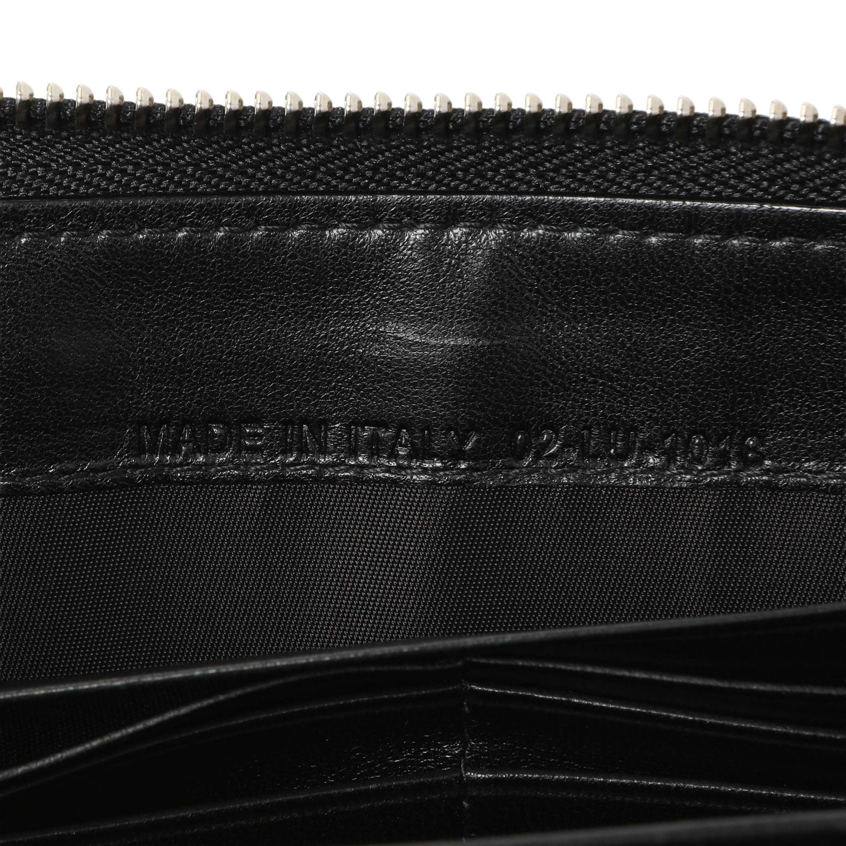 Christian Dior Black Lambskin Cannage Lady Dior Zip Wallet Accessories Christian Dior