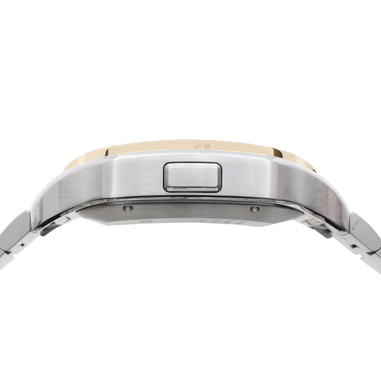 Cartier Stainless Steel 18K Yellow Gold Santos Chronograph W2SA0008 Watches Cartier