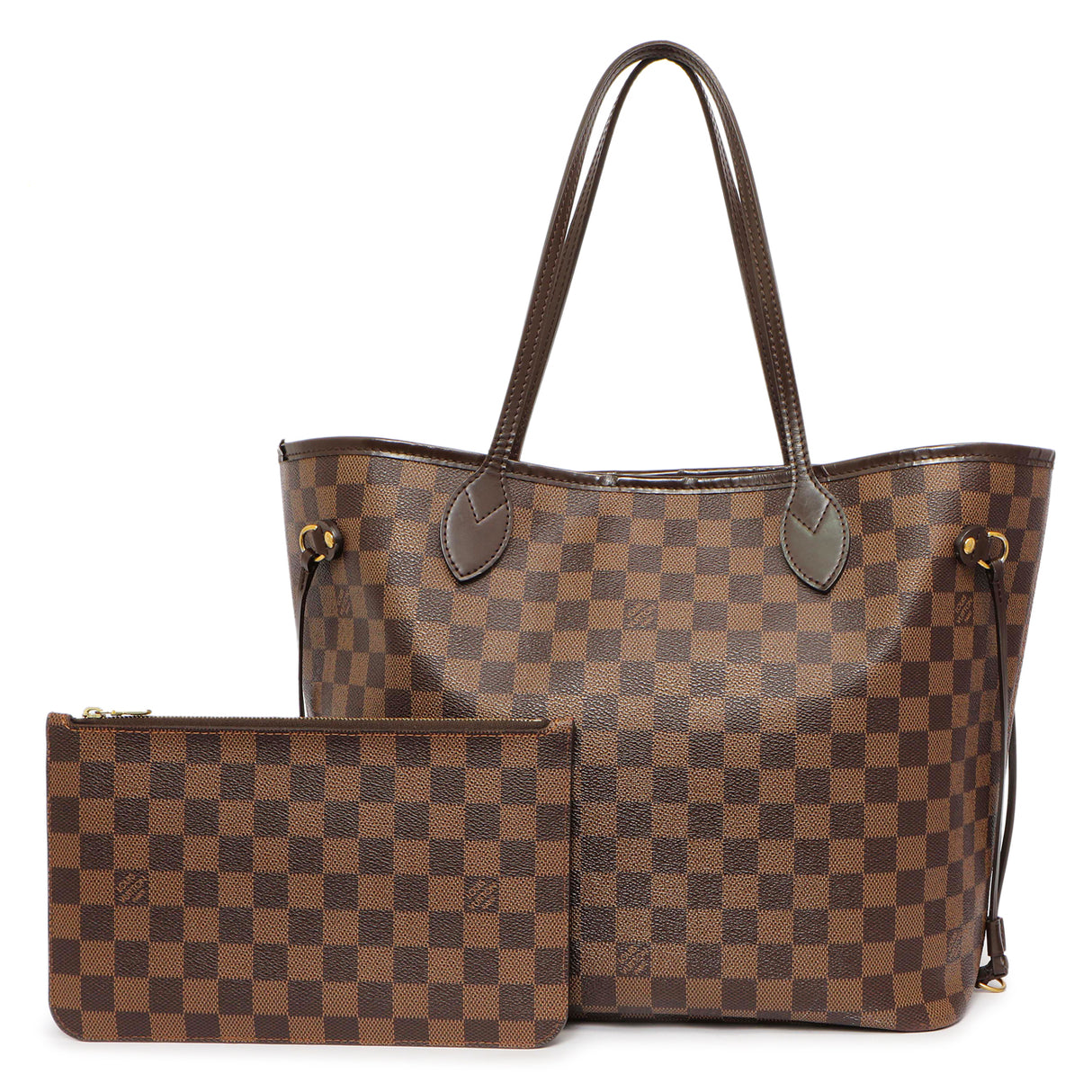 Louis Vuitton Damier Ebene Neverfull MM Handbags Louis Vuitton