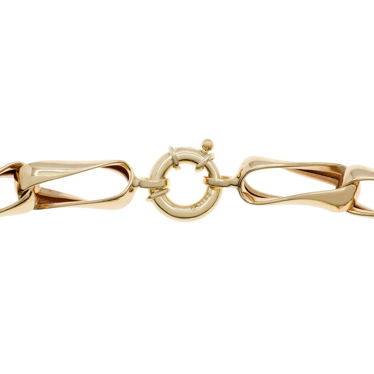 10K Yellow Gold Link Bracelet Modaselle