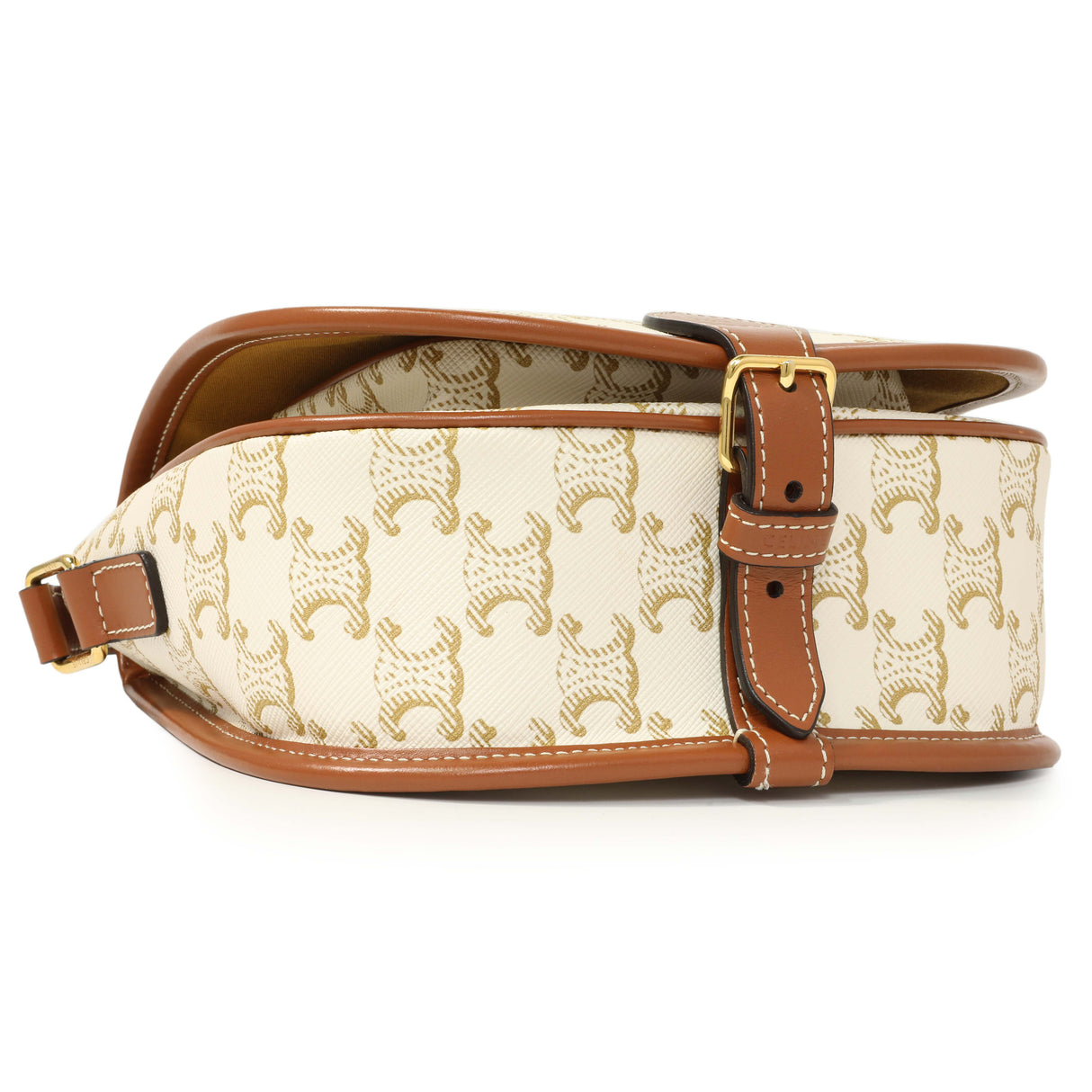 Celine White Triomphe Canvas Medium Falco Bag Handbags Celine