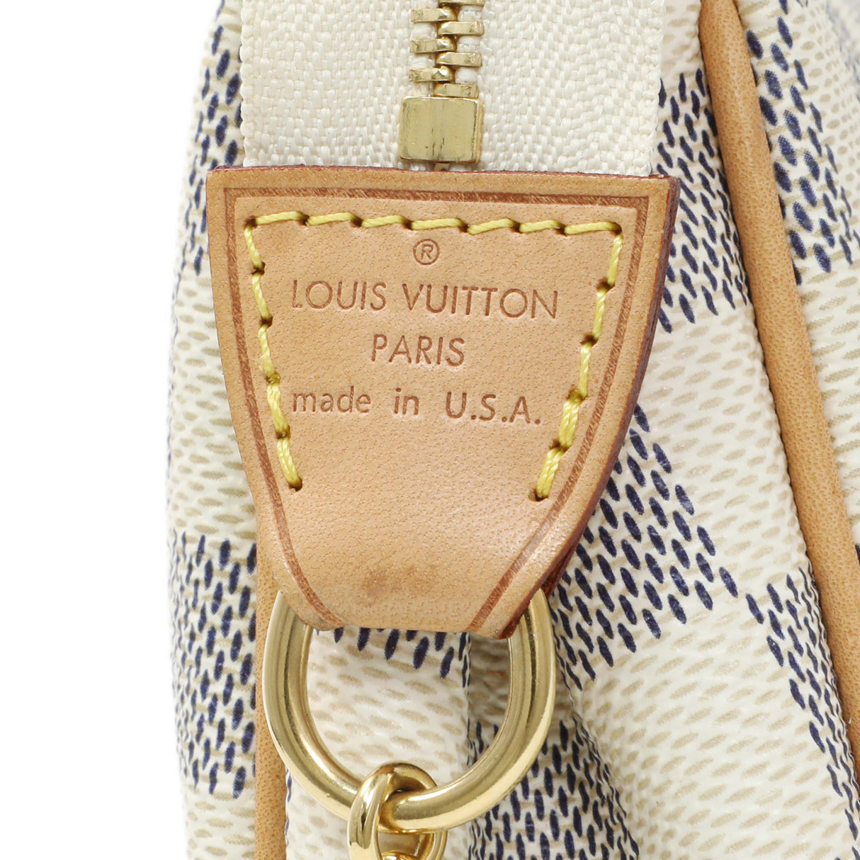Louis Vuitton Damier Azur Eva Clutch Handbags Louis Vuitton