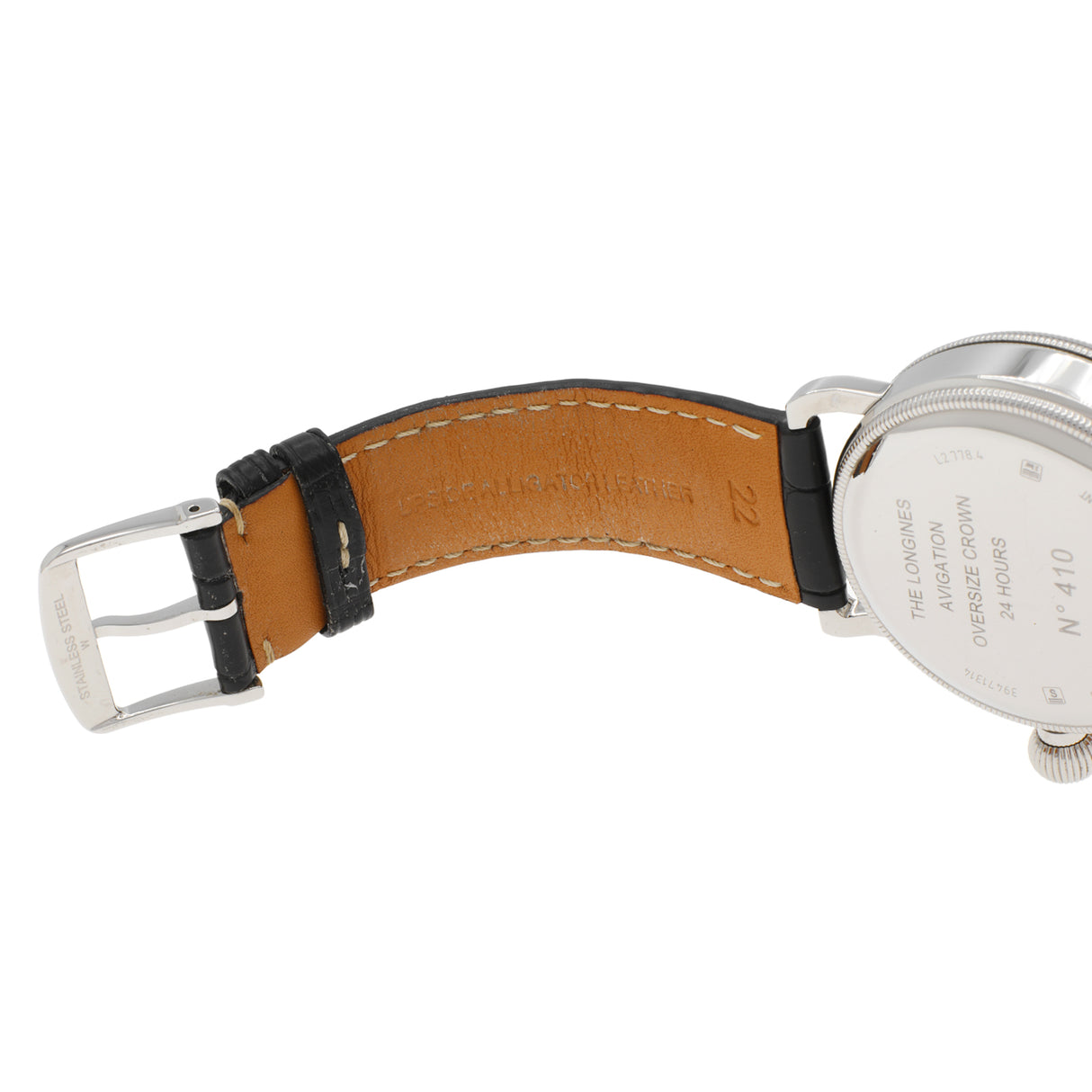 Longines Stainless Steel Heritage Avigation L2.778.4.53.2 Watches Longines