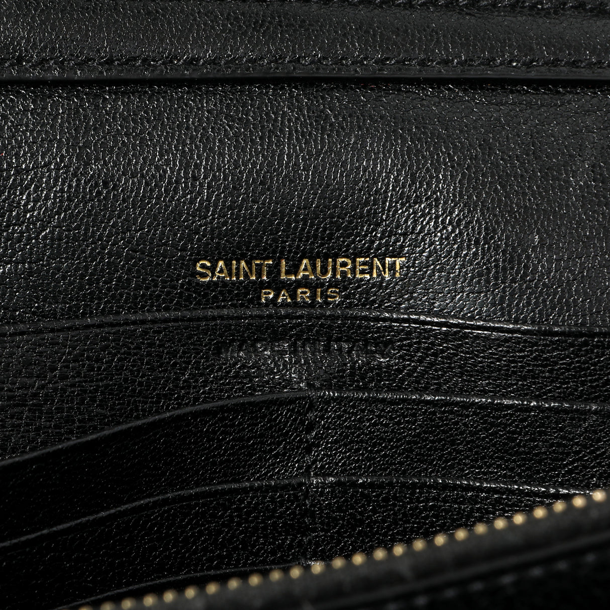Saint Laurent Black Lambskin Diamond Quilted Becky Chain Wallet Handbags Saint Laurent