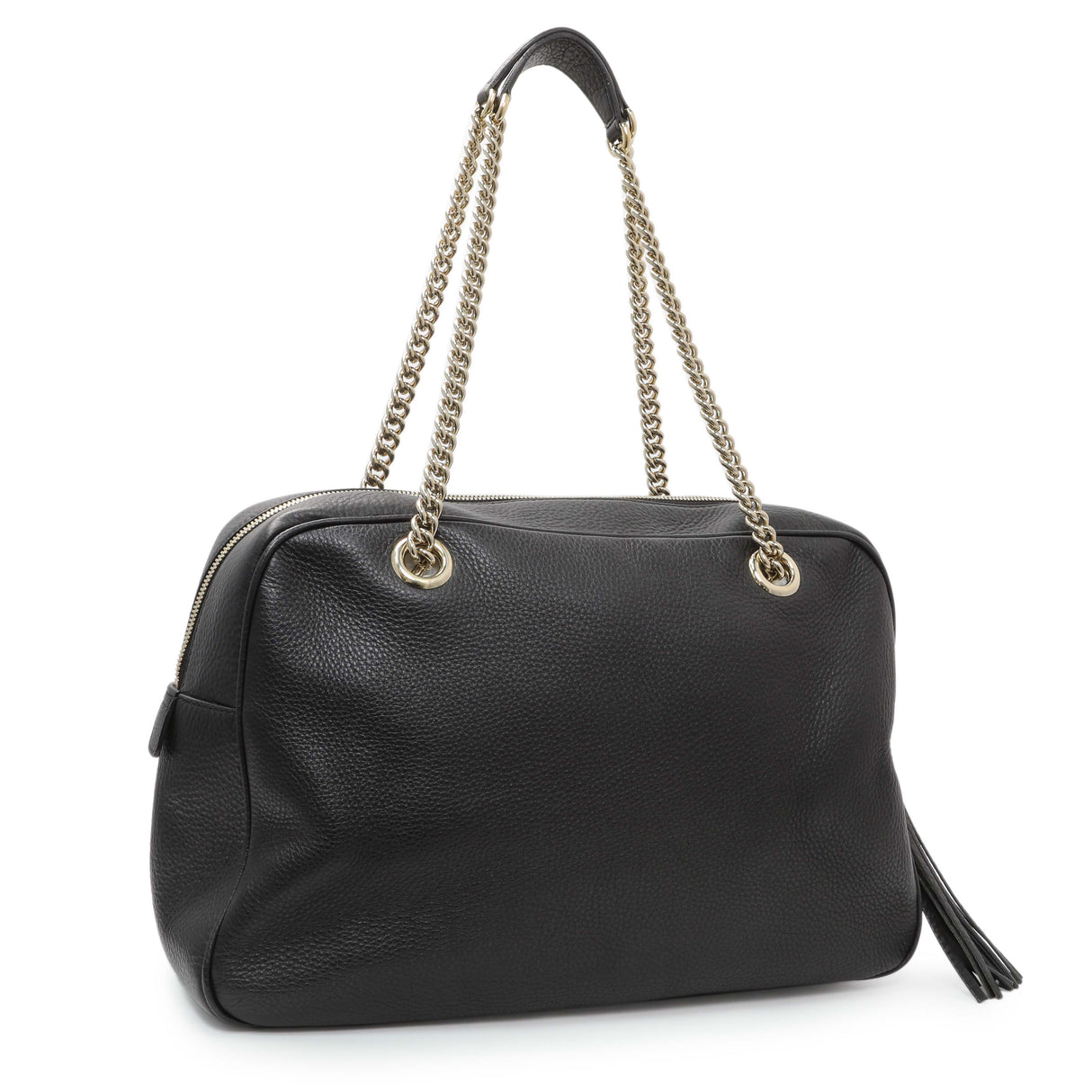 Gucci Black Calfskin Gucci Soho Bowler