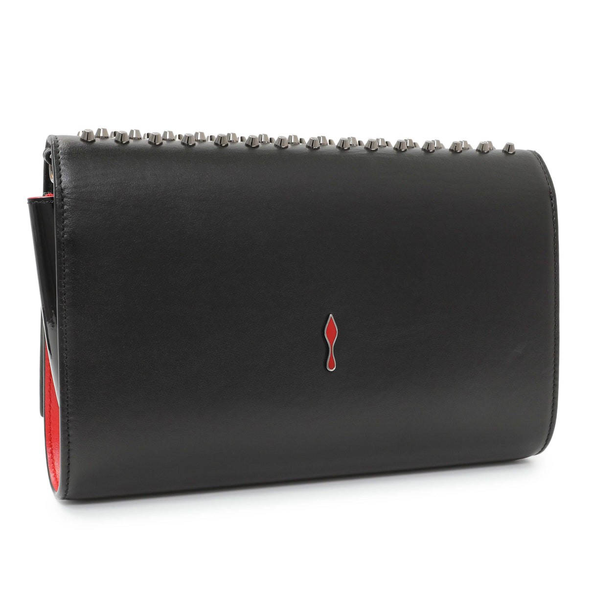 Christian Louboutin Black Calfskin Paloma Clutch Handbags Christian Louboutin