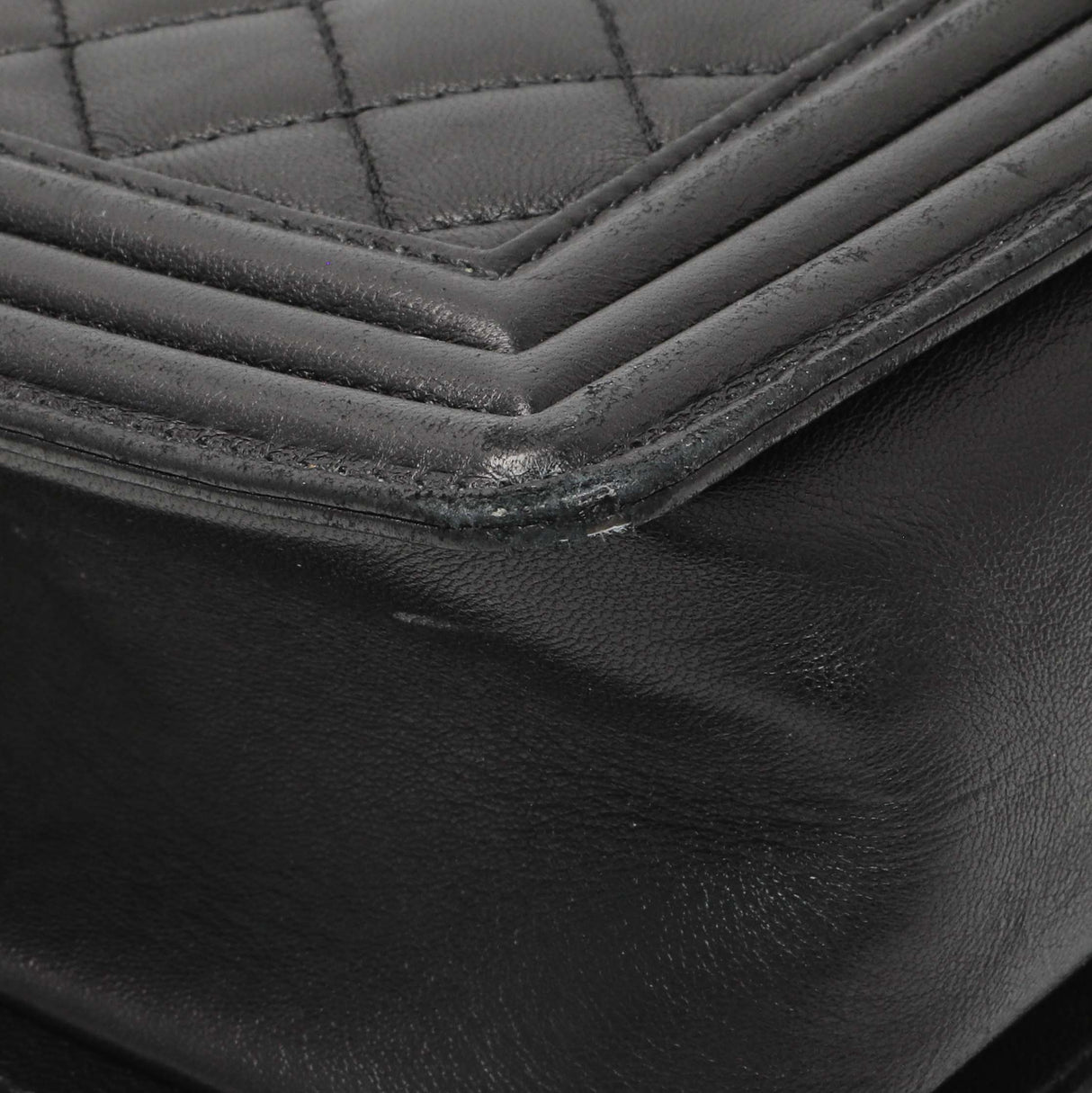 Chanel Black Quilted Lambskin Medium Boy Flap Handbags Chanel