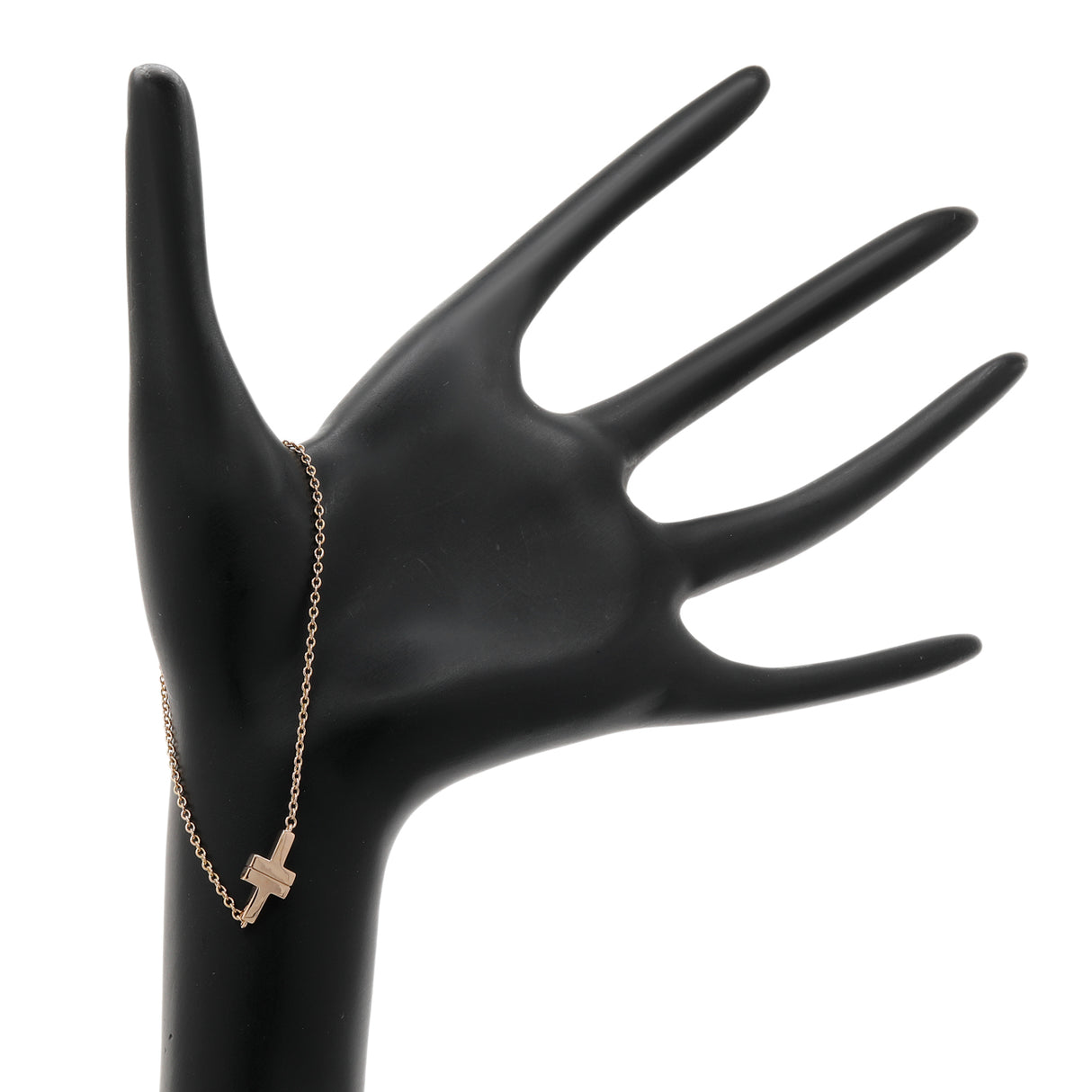 Tiffany & Co. 18K Yellow Gold T Chain Bracelet Designer Jewellery Tiffany and Co