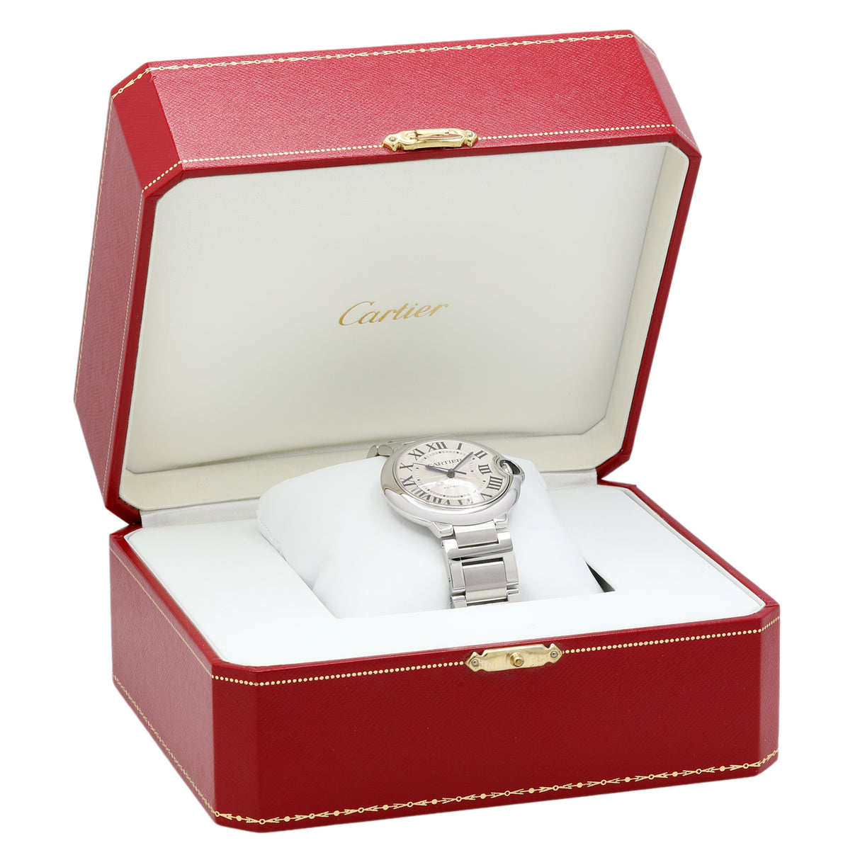 Cartier Stainless Steel Ballon Bleu 36mm W6920046 Watches Cartier
