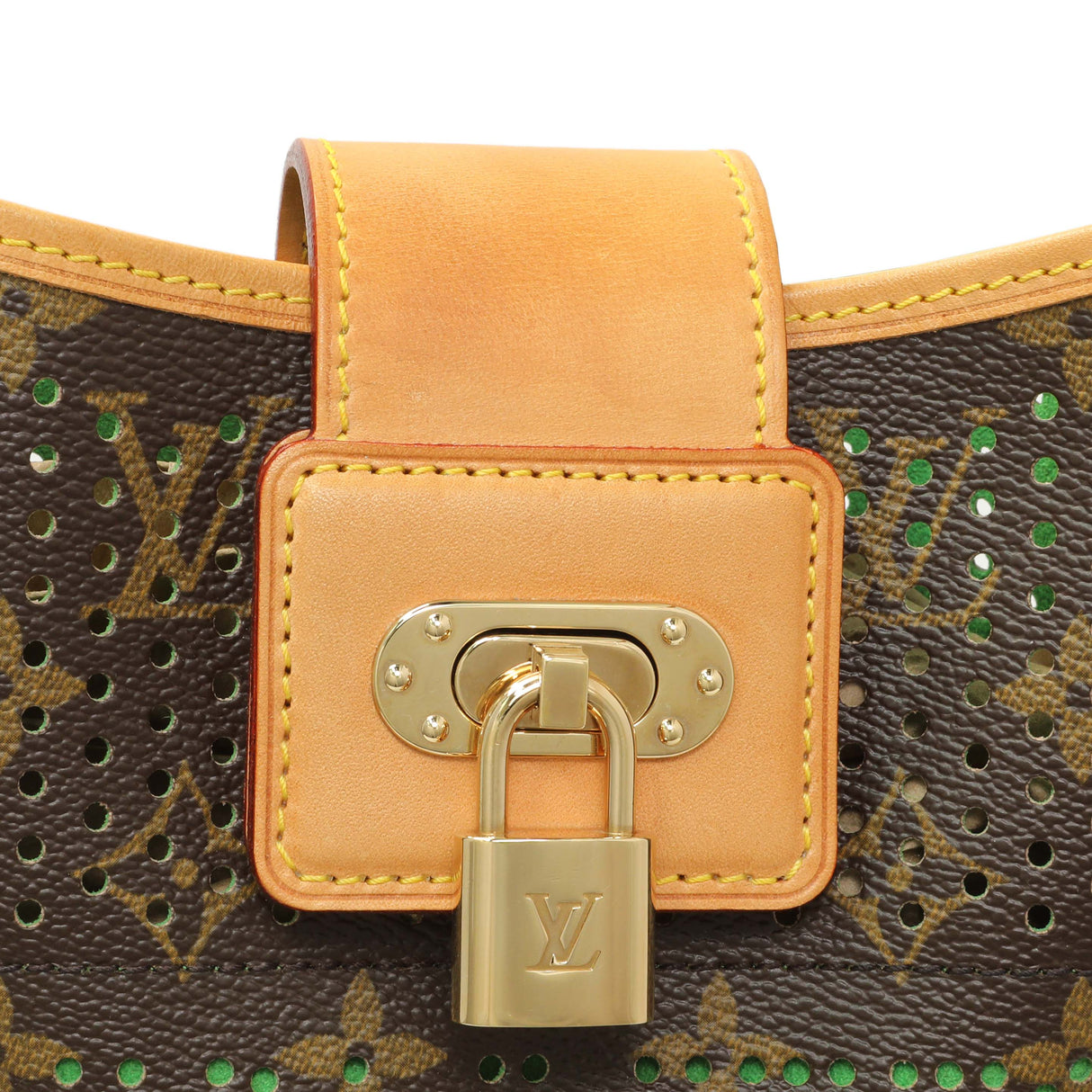 Louis Vuitton Vert Monogram Perforated Musette Handbags Louis Vuitton