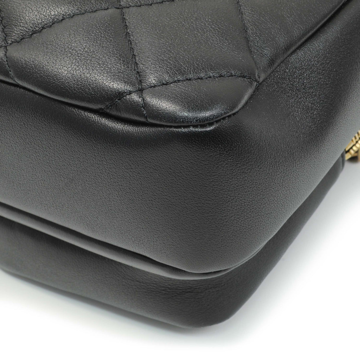 Chanel Black Quilted Calfskin Small Camera Case Handbags Chanel