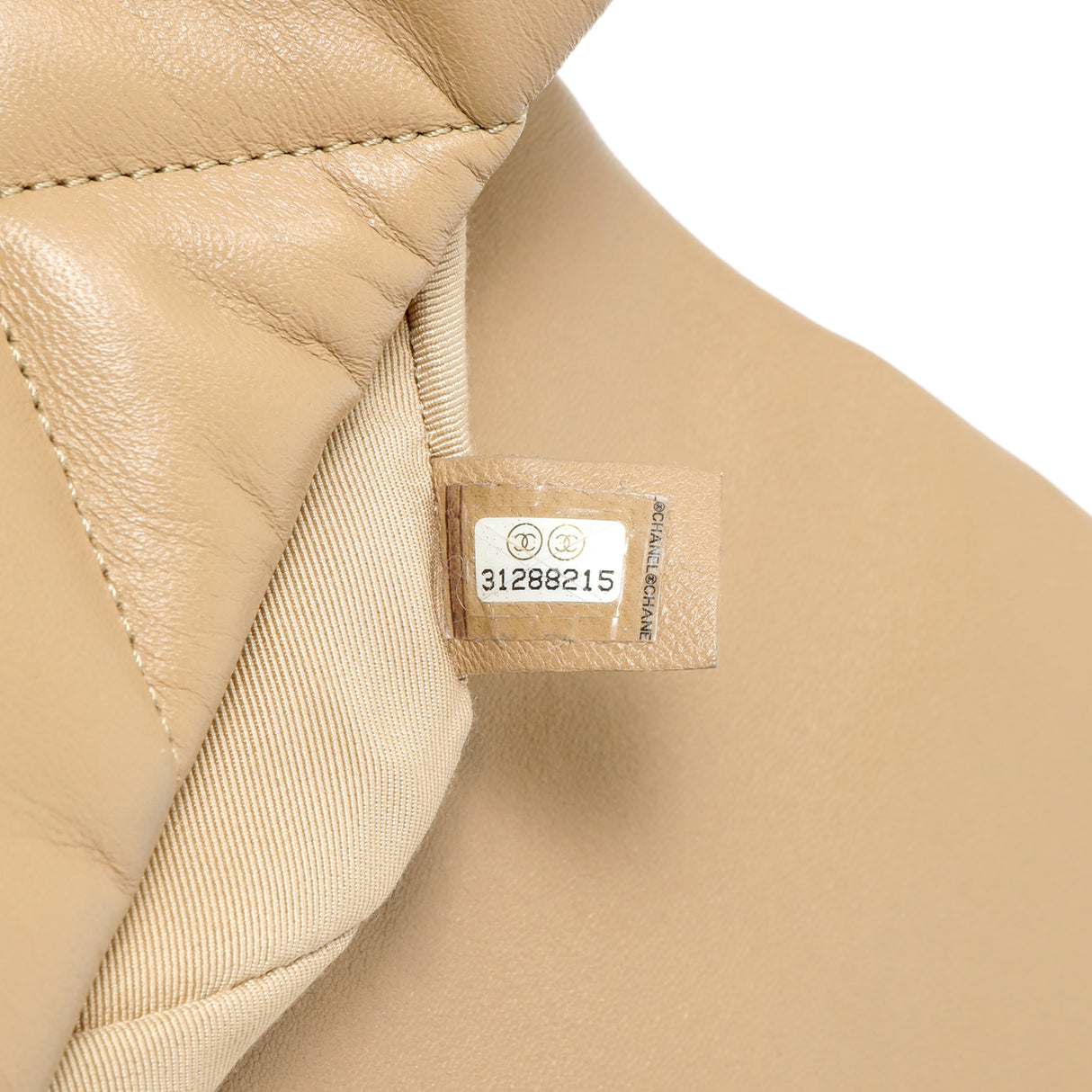 Chanel Beige Quilted Lambskin Medium 19 Flap Handbags Chanel