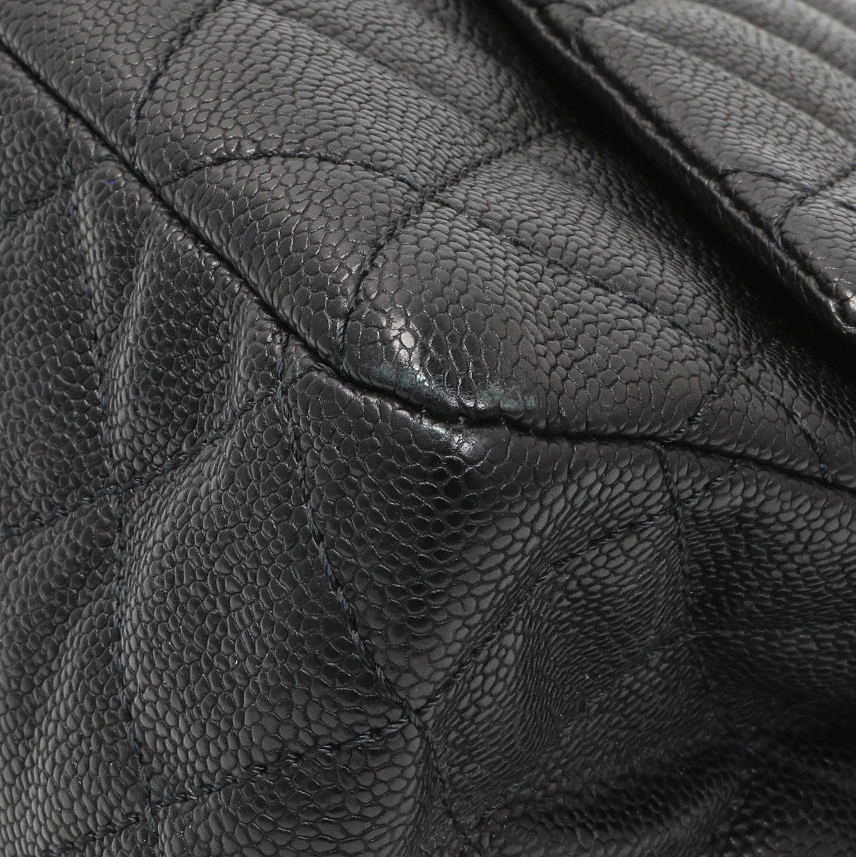 Chanel Black Quilted Caviar Reissue 2.55 Reissue 227 Flap