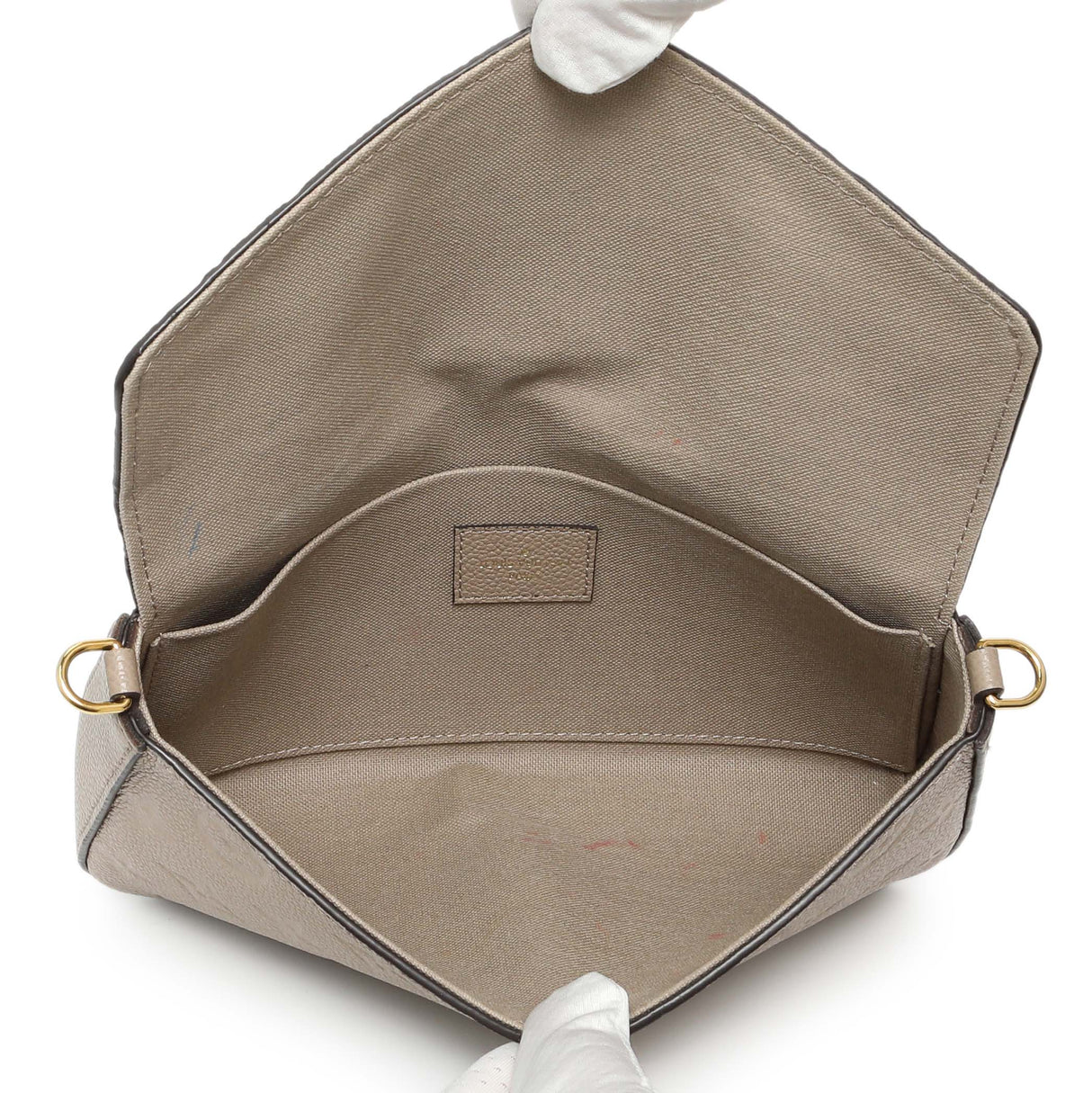 Louis Vuitton Tourterelle Empreinte Pochette Felicie Chain Wallet Handbags Louis Vuitton