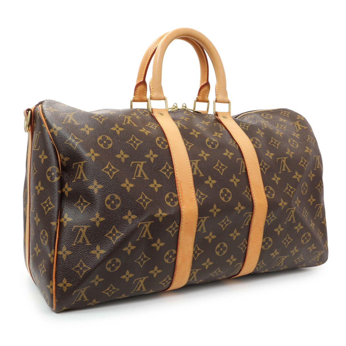 Louis Vuitton Monogram Keepall 45 Bandouliere Handbags Louis Vuitton