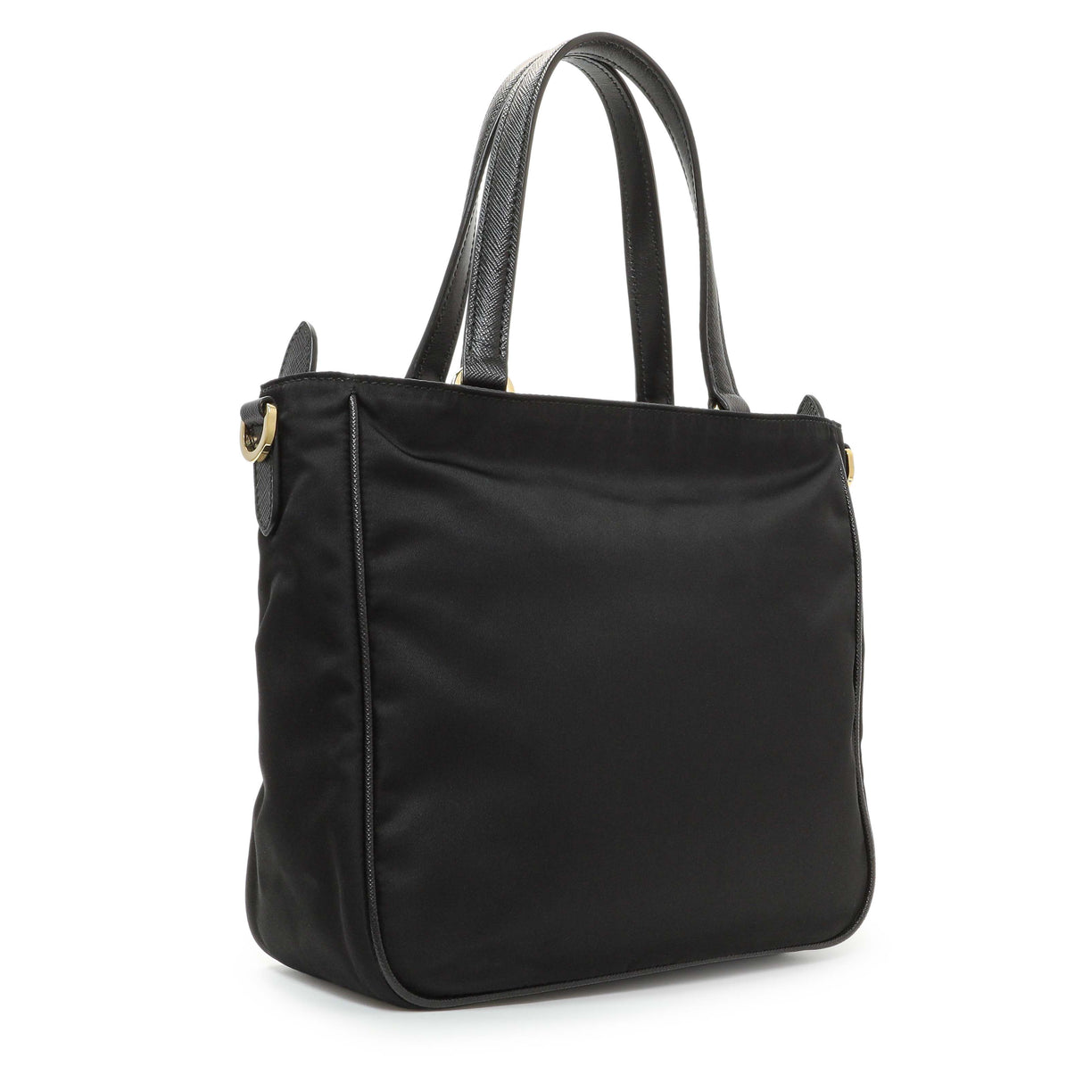 Prada Black Tessuto Front Pocket Bag Handbags Prada