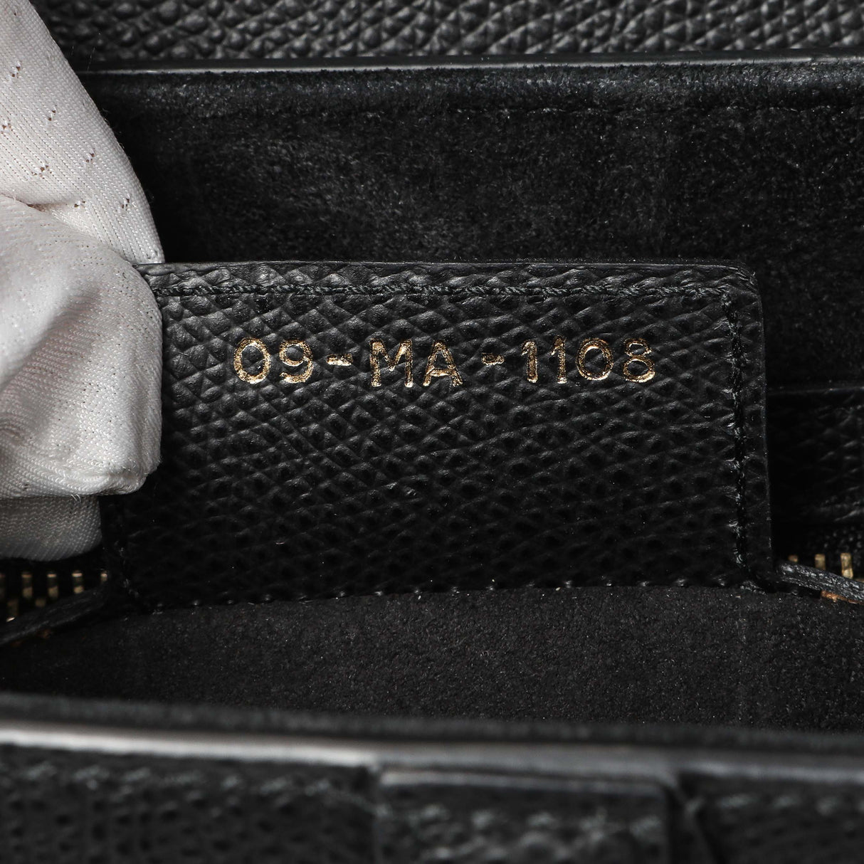 Christian Dior Black Grained Calfskin Saddle Bag Handbags Christian Dior