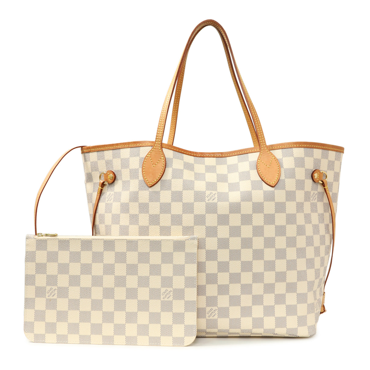 Louis Vuitton Damier Azur Neverfull MM Handbags Louis Vuitton