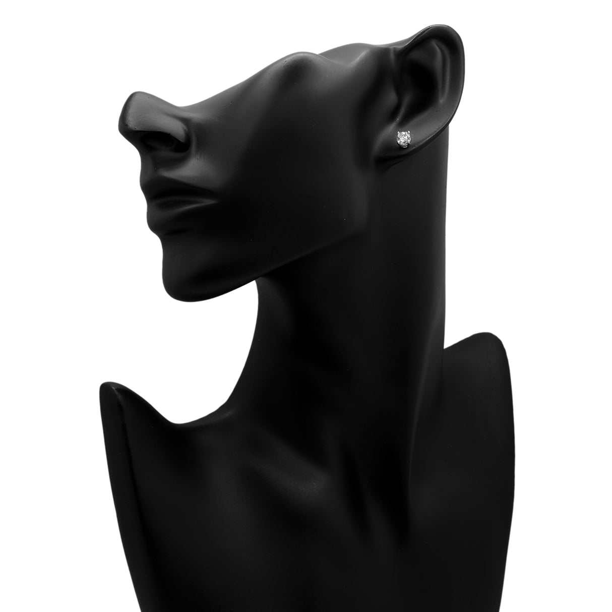 18K White Gold 0.88 Carat Diamond Stud Earrings Fine Jewellery Modaselle