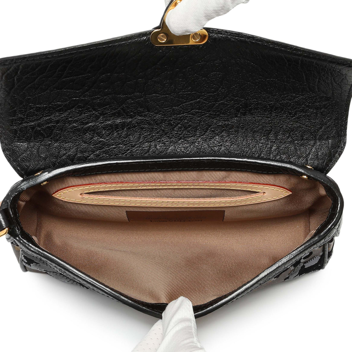 Louis Vuitton Monogram Fleur De Jais Sequins Manege Handbags Louis Vuitton