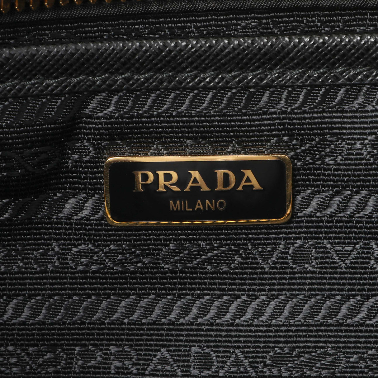 Prada Black Tessuto Front Pocket Bag Handbags Prada