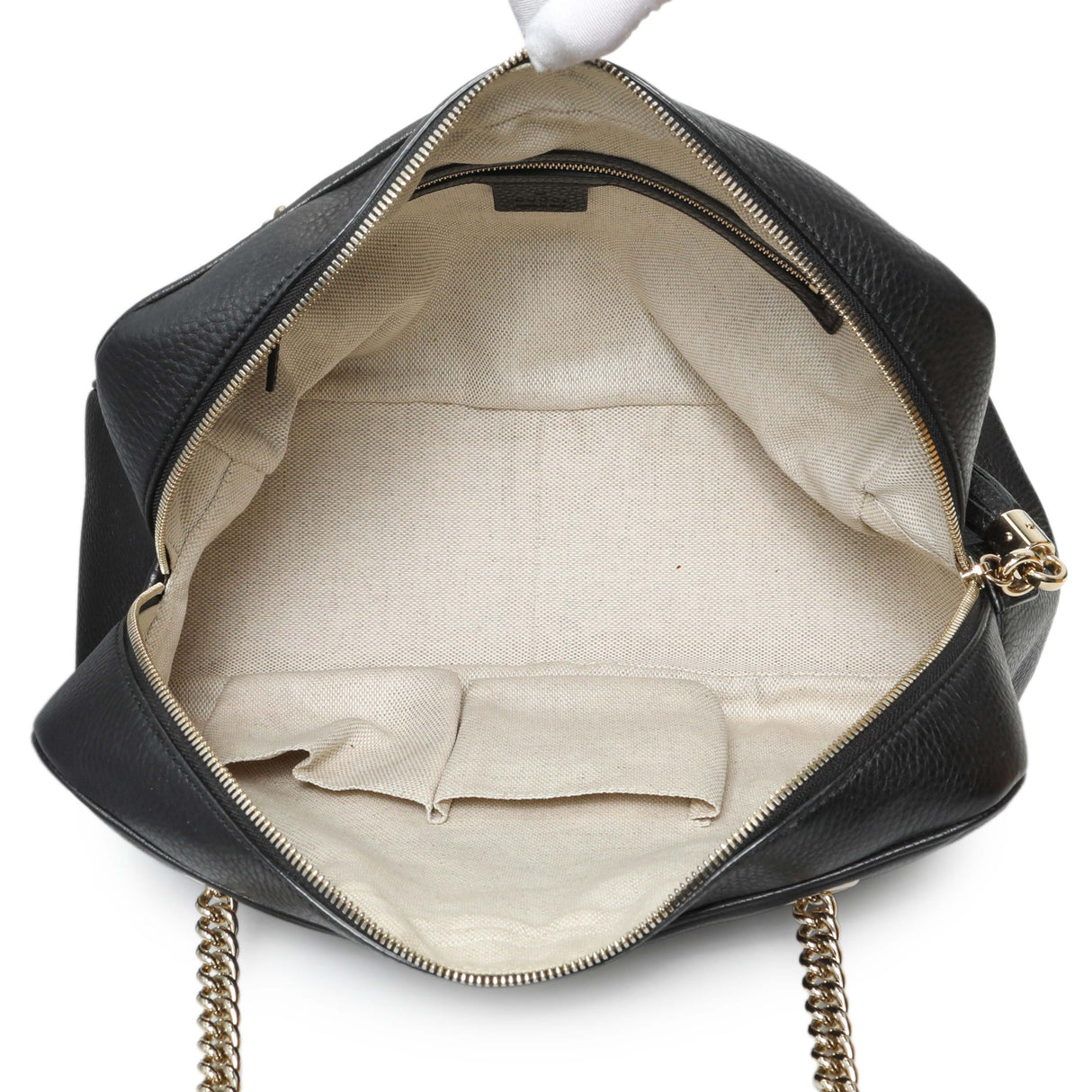 Gucci Black Calfskin Gucci Soho Bowler