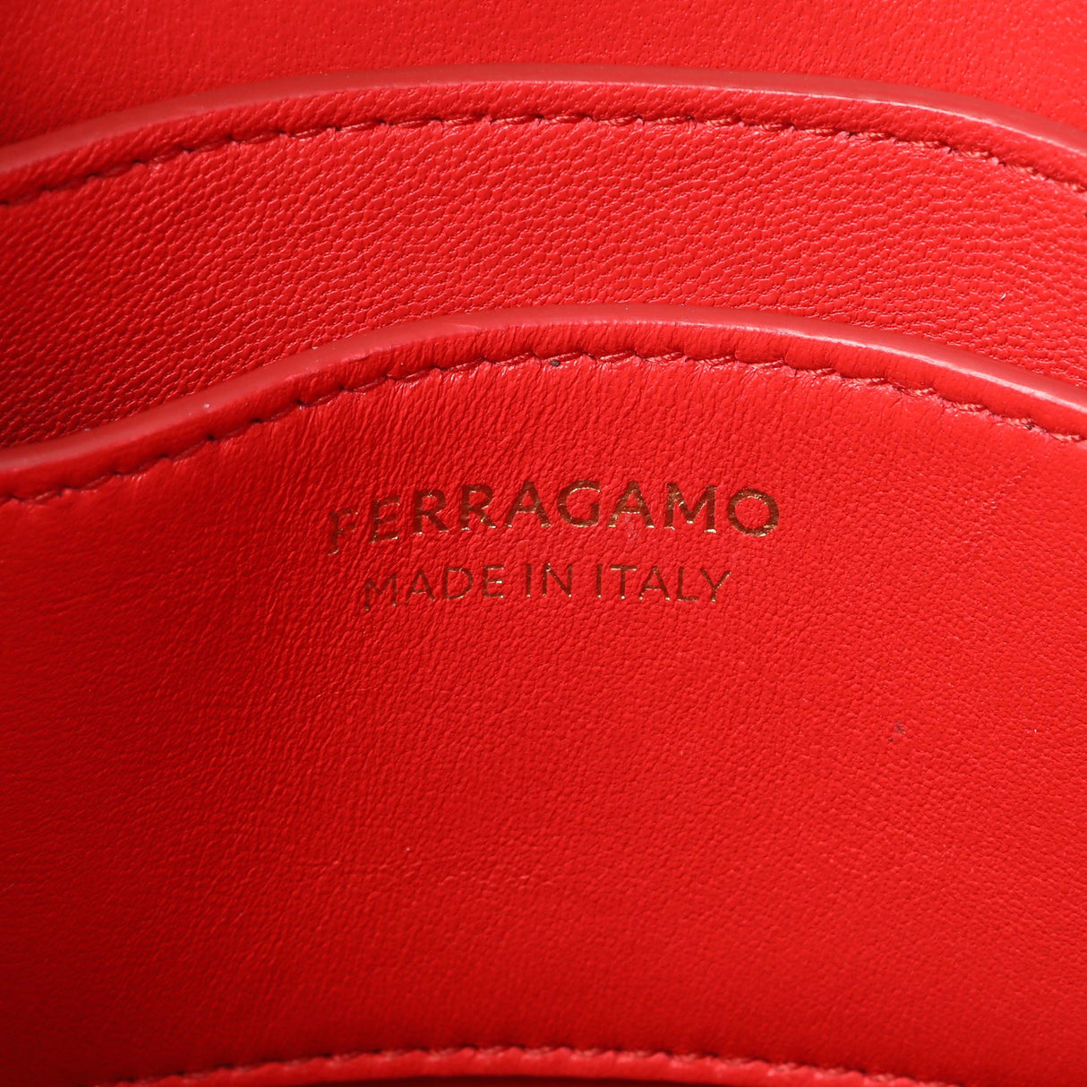 Salvatore Ferragamo Black Calfskin Mini Tote Handbags Salvatore Ferragamo