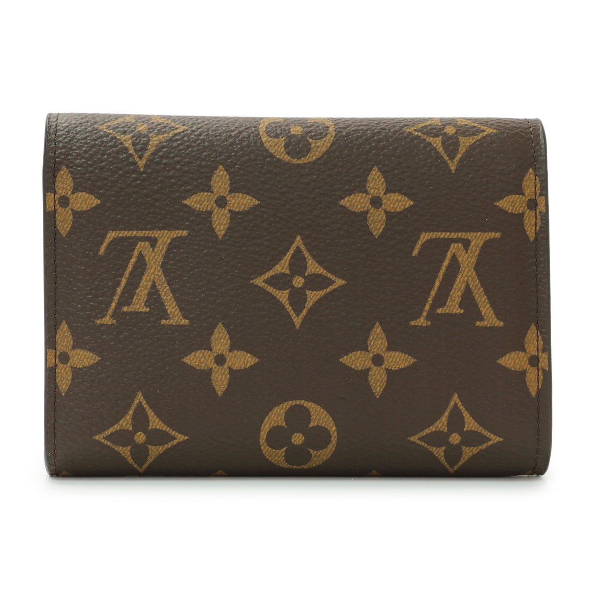 Louis Vuitton Monogram Coquelicot Flower Lock Compact Wallet Accessories Louis Vuitton