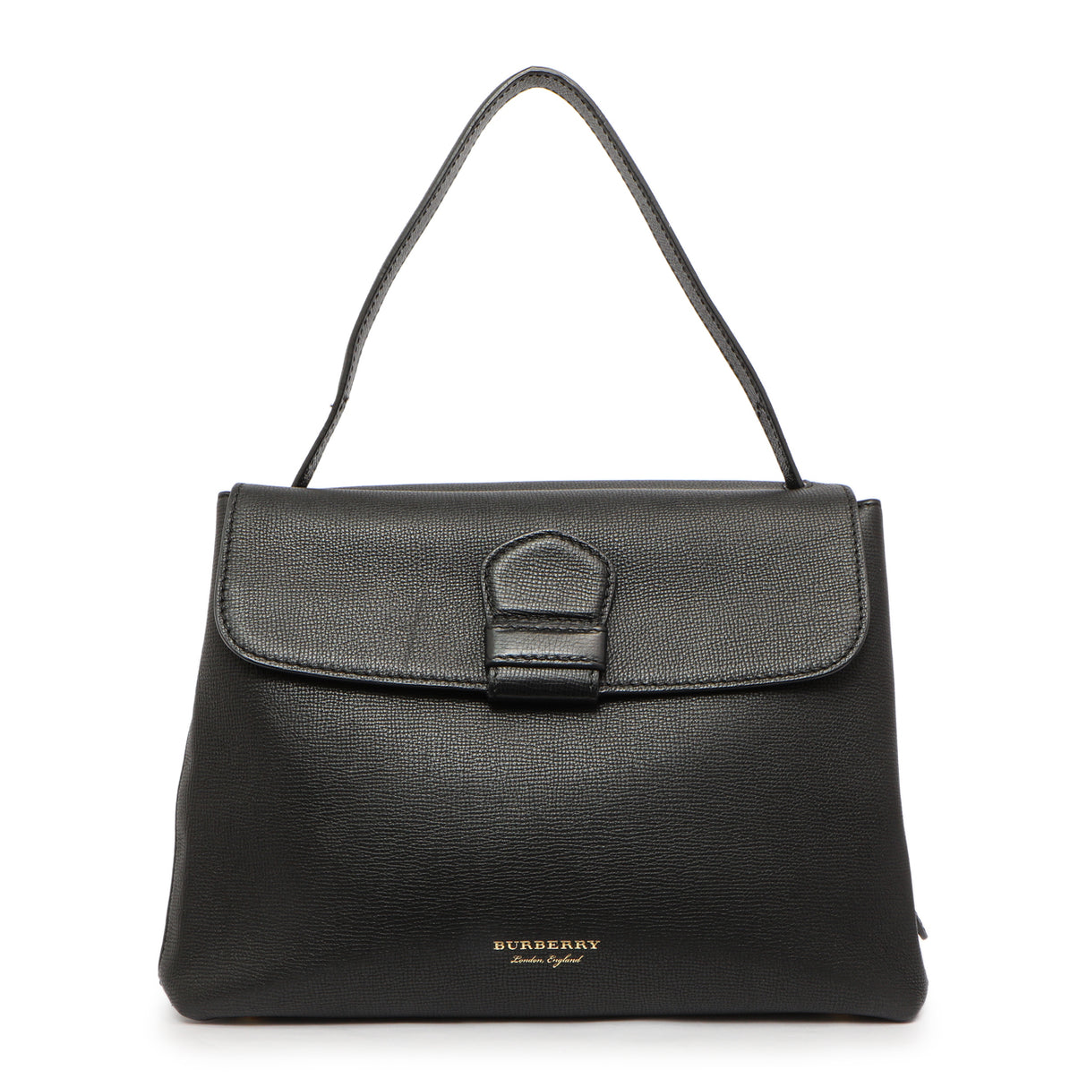 Burberry Black Derby Calfskin House Check Medium Camberley Handbags Burberry