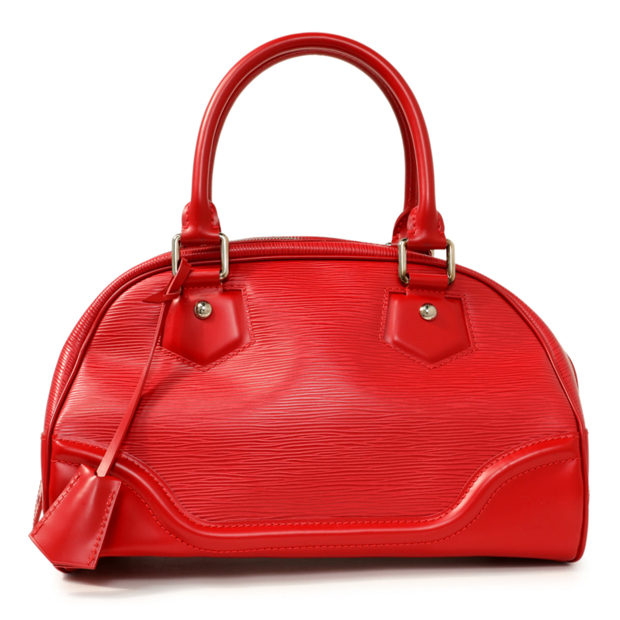 Louis Vuitton Rouge Epi Bowling Montaigne PM Handbags Louis Vuitton