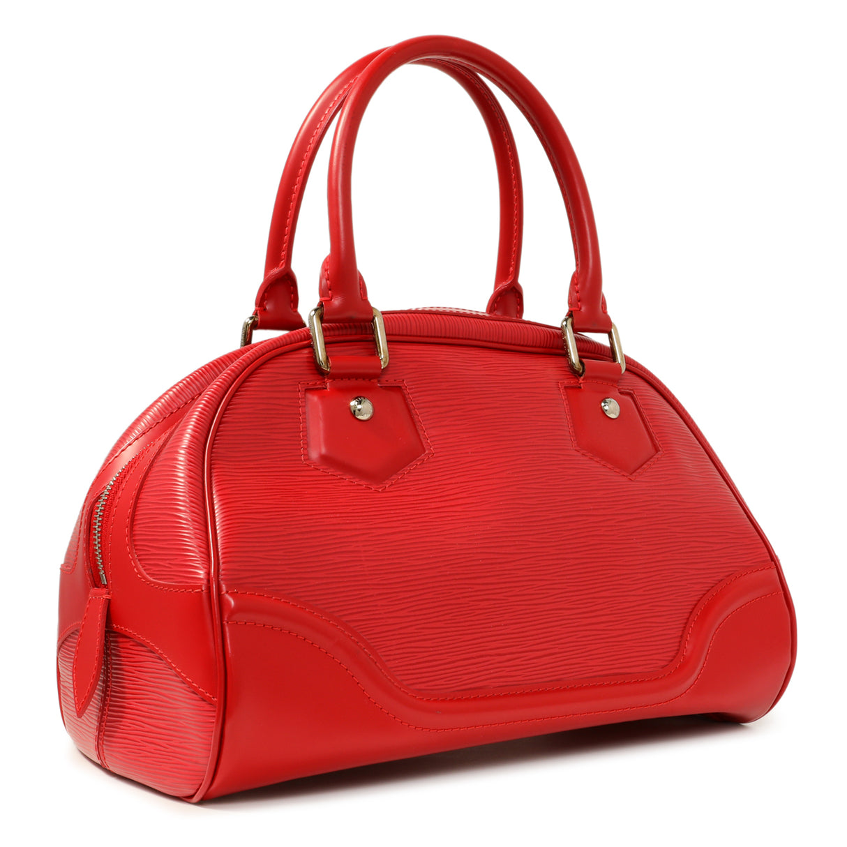Louis Vuitton Rouge Epi Bowling Montaigne PM Handbags Louis Vuitton
