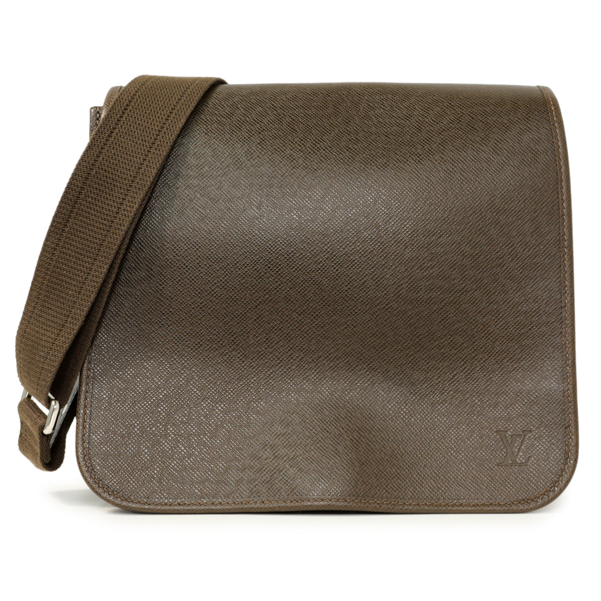Louis Vuitton Brown Taiga Andrei Messenger Handbags Louis Vuitton