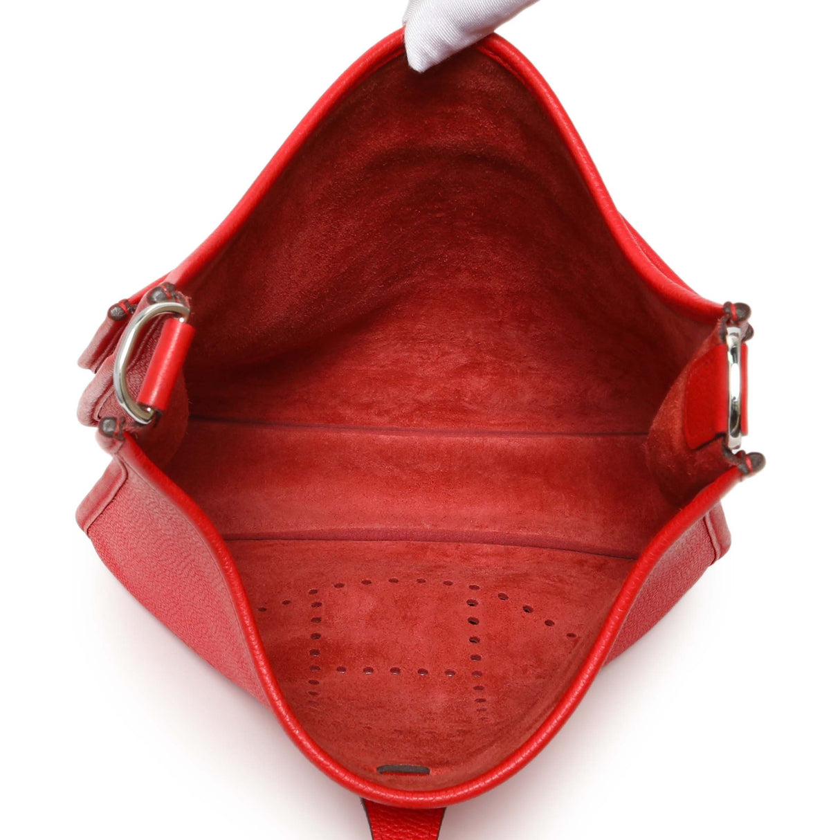 Hermes Rouge de Coeur Clemence Evelyne III PM Handbags Hermes