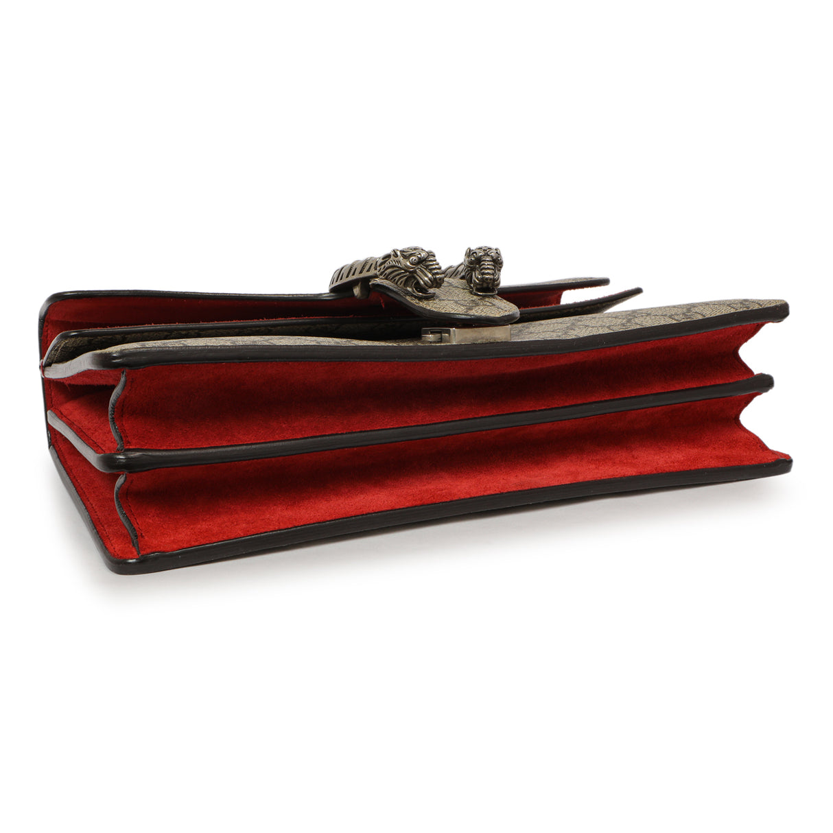 Gucci Red GG Supreme Monogram Small Dionysus Shoulder Bag Handbags Gucci