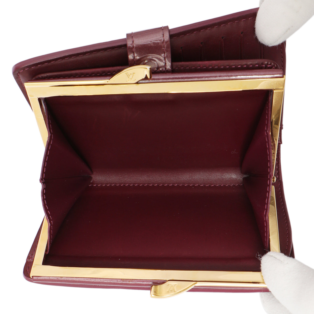 Louis Vuitton Violet Vernis French Wallet Accessories Louis Vuitton