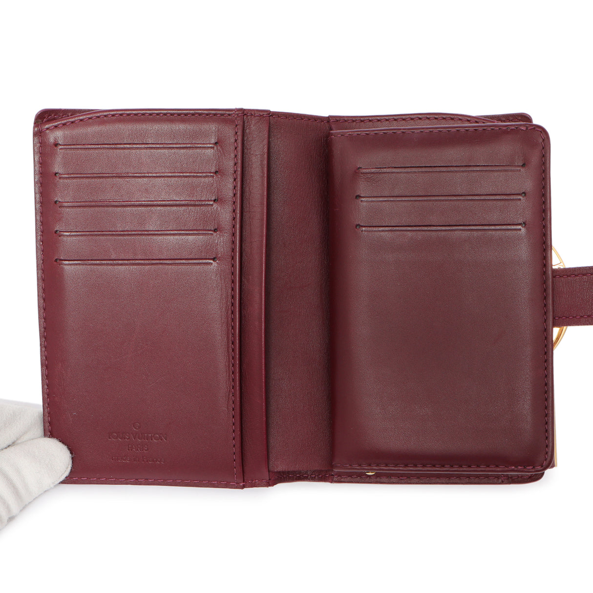 Louis Vuitton Violet Vernis French Wallet Accessories Louis Vuitton