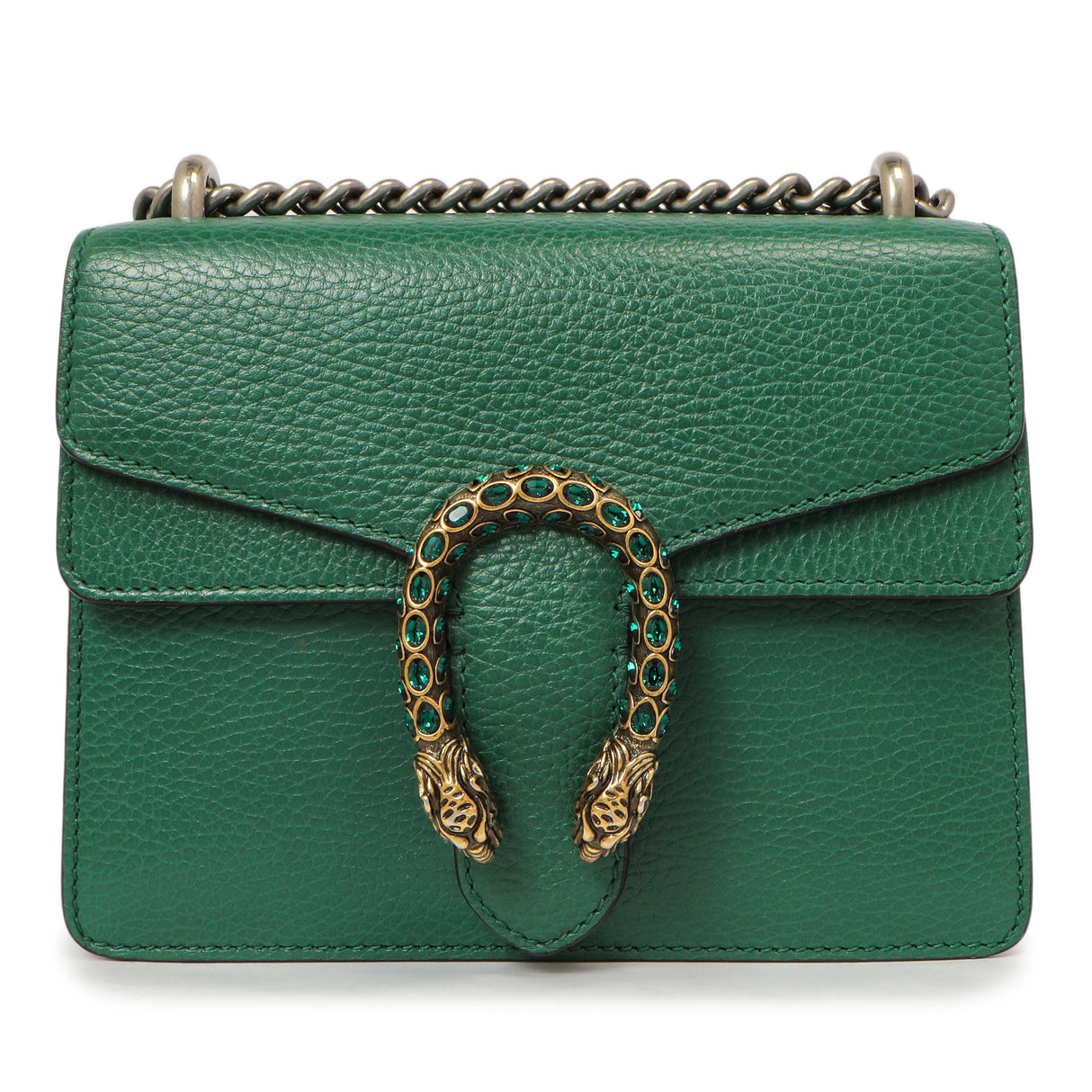 Gucci Emerald Calfskin Mini Dionysus Shoulder Bag Handbags Gucci