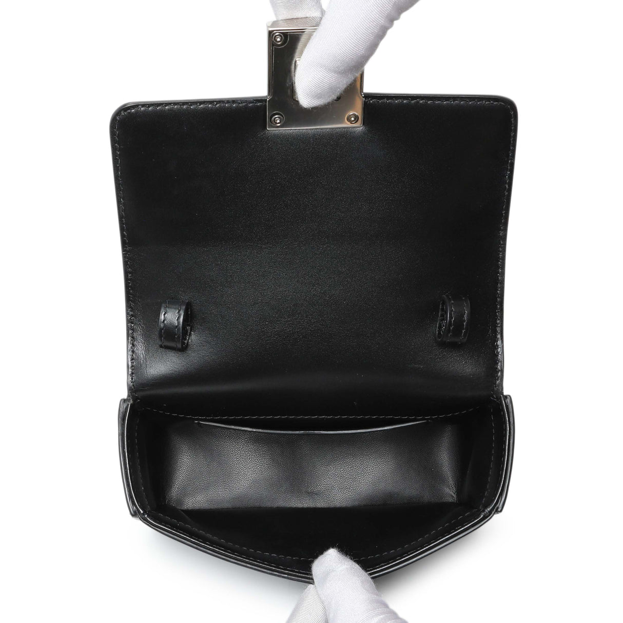 Givenchy Black Calfskin 4G Small Crossbody Bag Handbags Givenchy