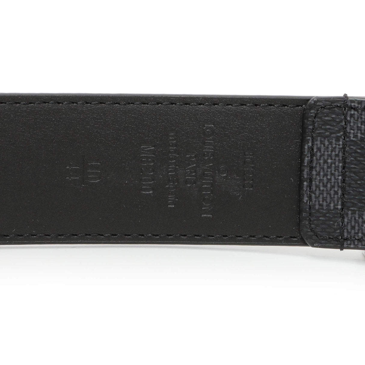 -temp-Louis Vuitton Damier Graphite Pont Neuf 35mm Belt Accessories Louis Vuitton