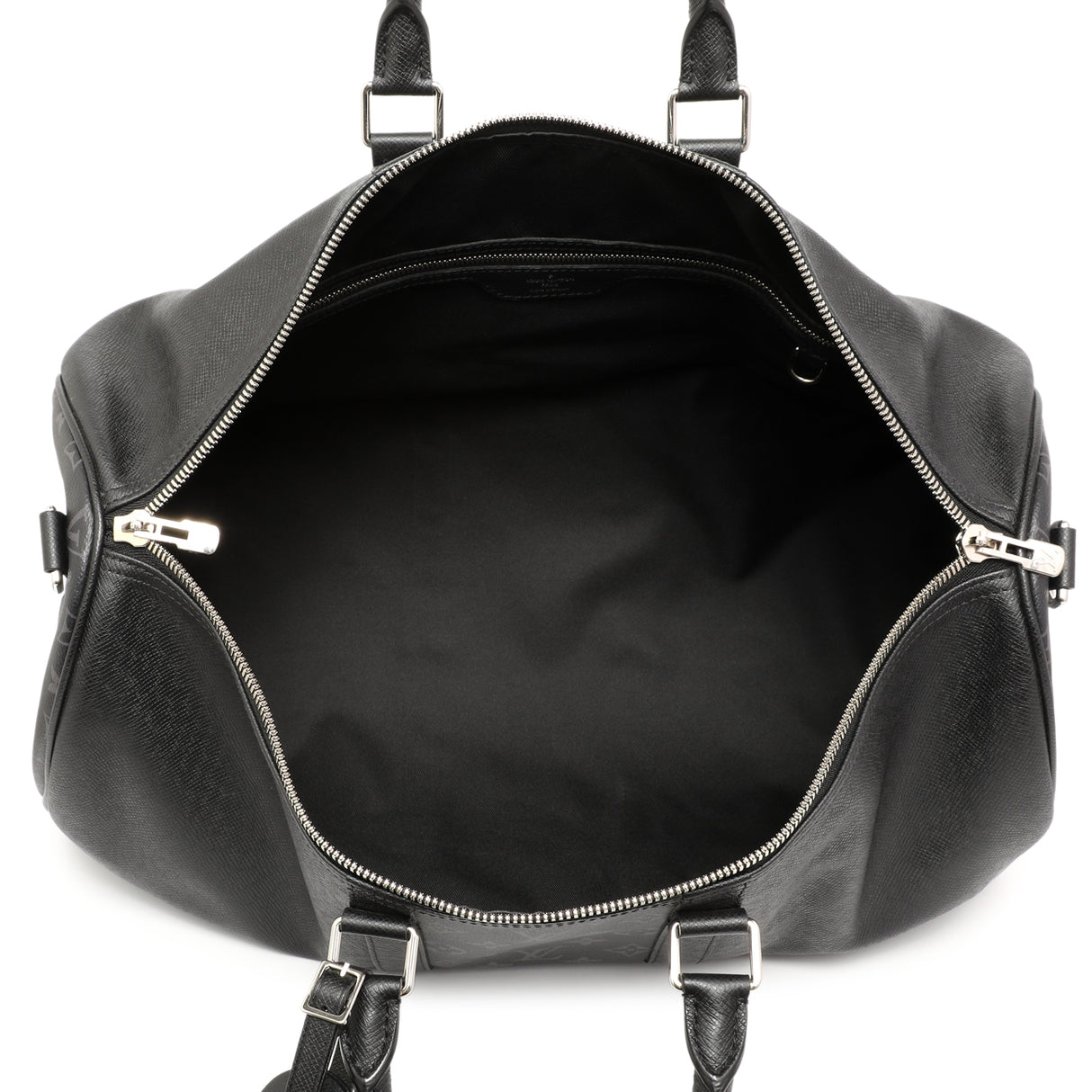 Louis Vuitton Black Taigarama Keepall Bandouliere 50 Handbags Louis Vuitton